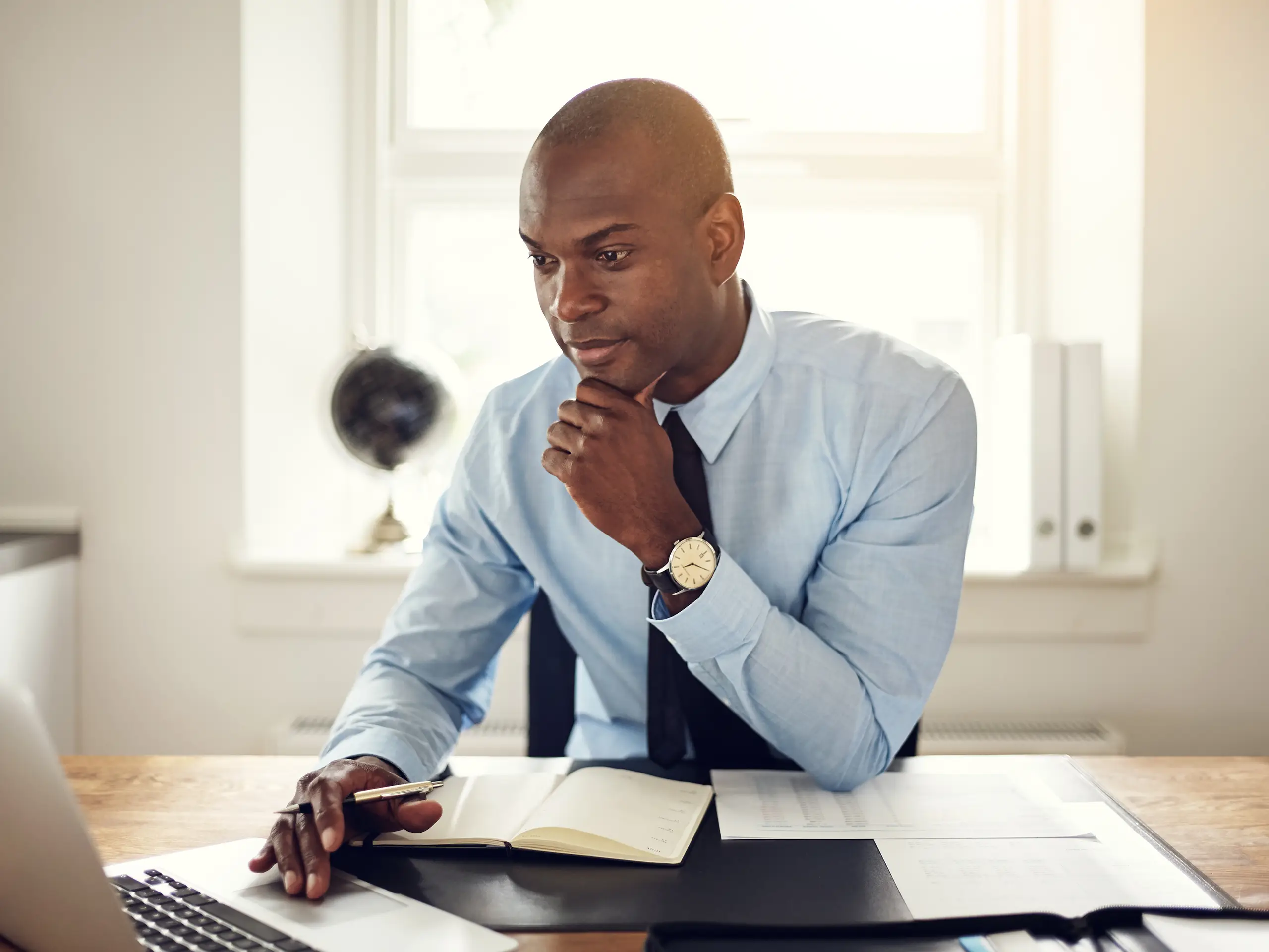 Man on laptop