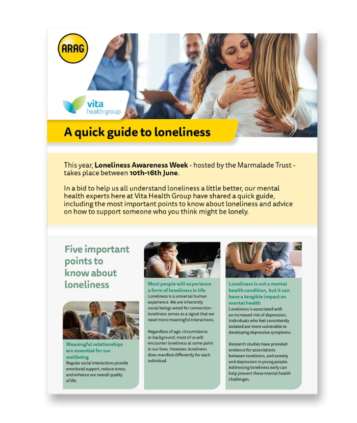 Vita Health Loneliness Loneliness